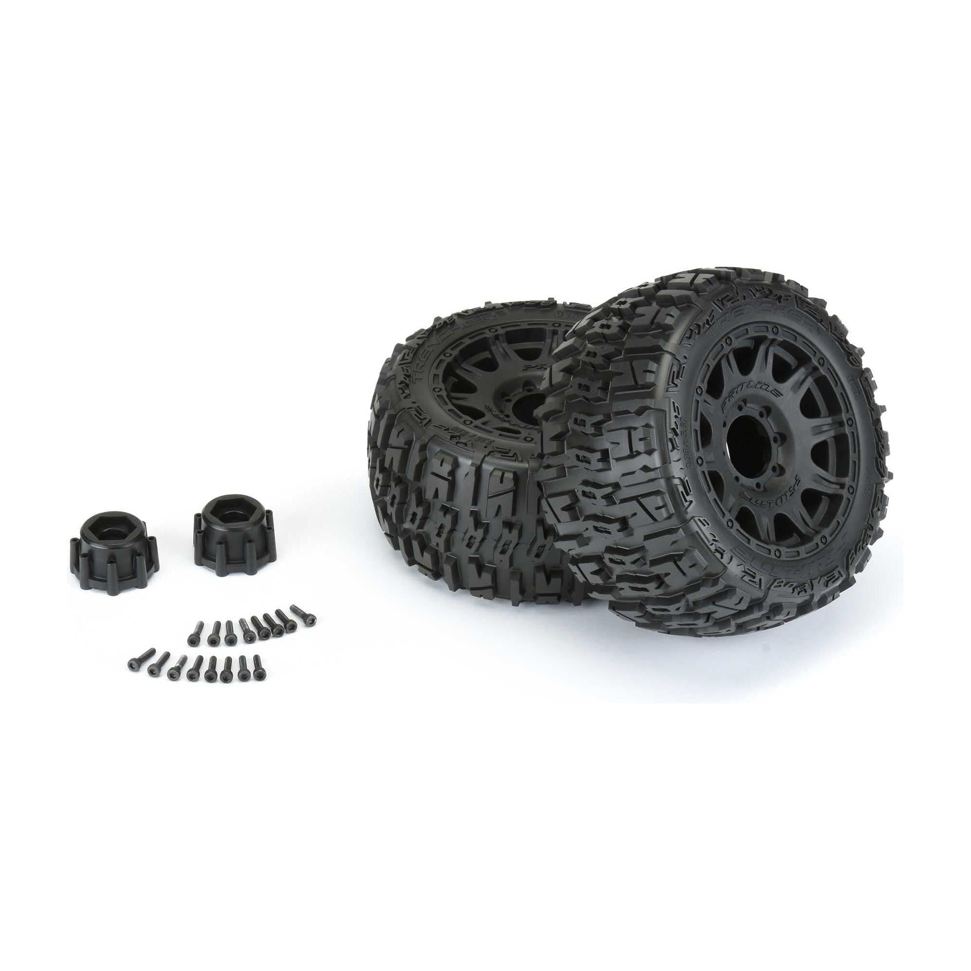 PROLINE Trencher LP 3.8in Tyres Mounted on Raid 8x32 Wheels