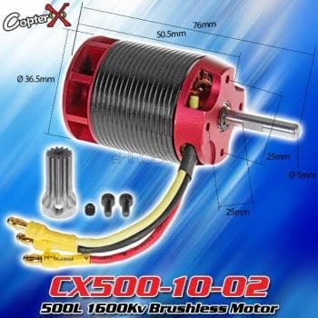COPTER X COPTERX 500 500L 1600KV Brushless Motor