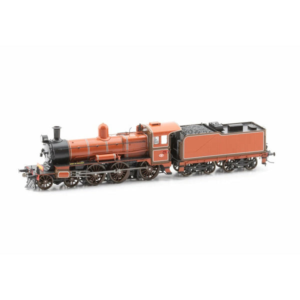 PHOENIX REPRODUCTIONS HO D3 639 Generator on Footplate, Plate Cow Catcher with Staff Exchanger Canadian Red - DCC Sound