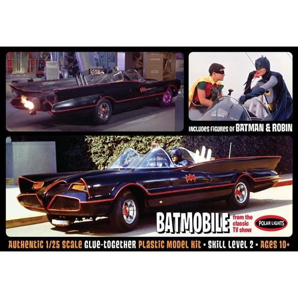 POLAR LIGHTS 1/25 1966 Batmobile w/Batman & Robin