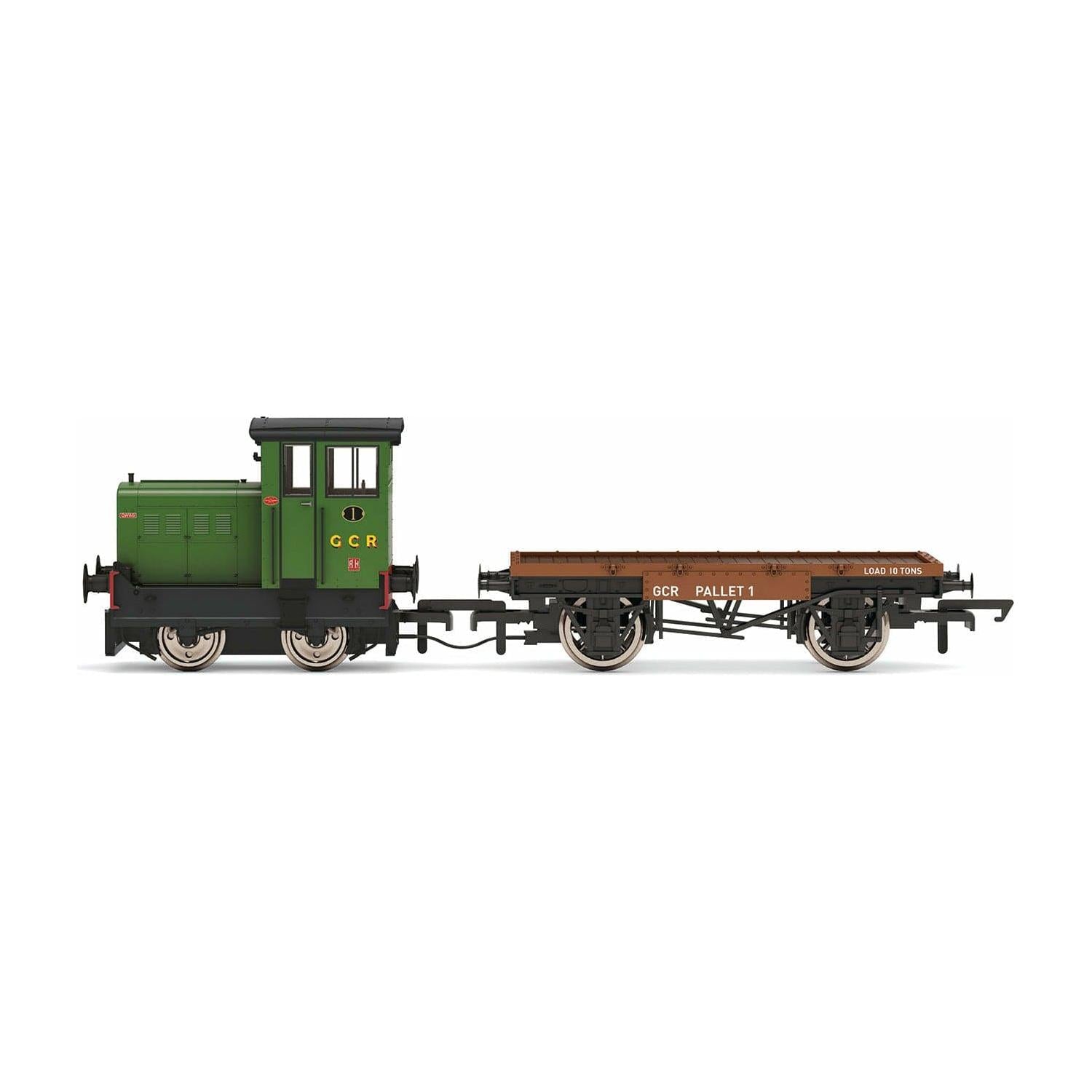 HORNBY OO GCR(N), Ruston & Hornsby 48DS, 0-4-0, No.1 'Qwag' - Era 10