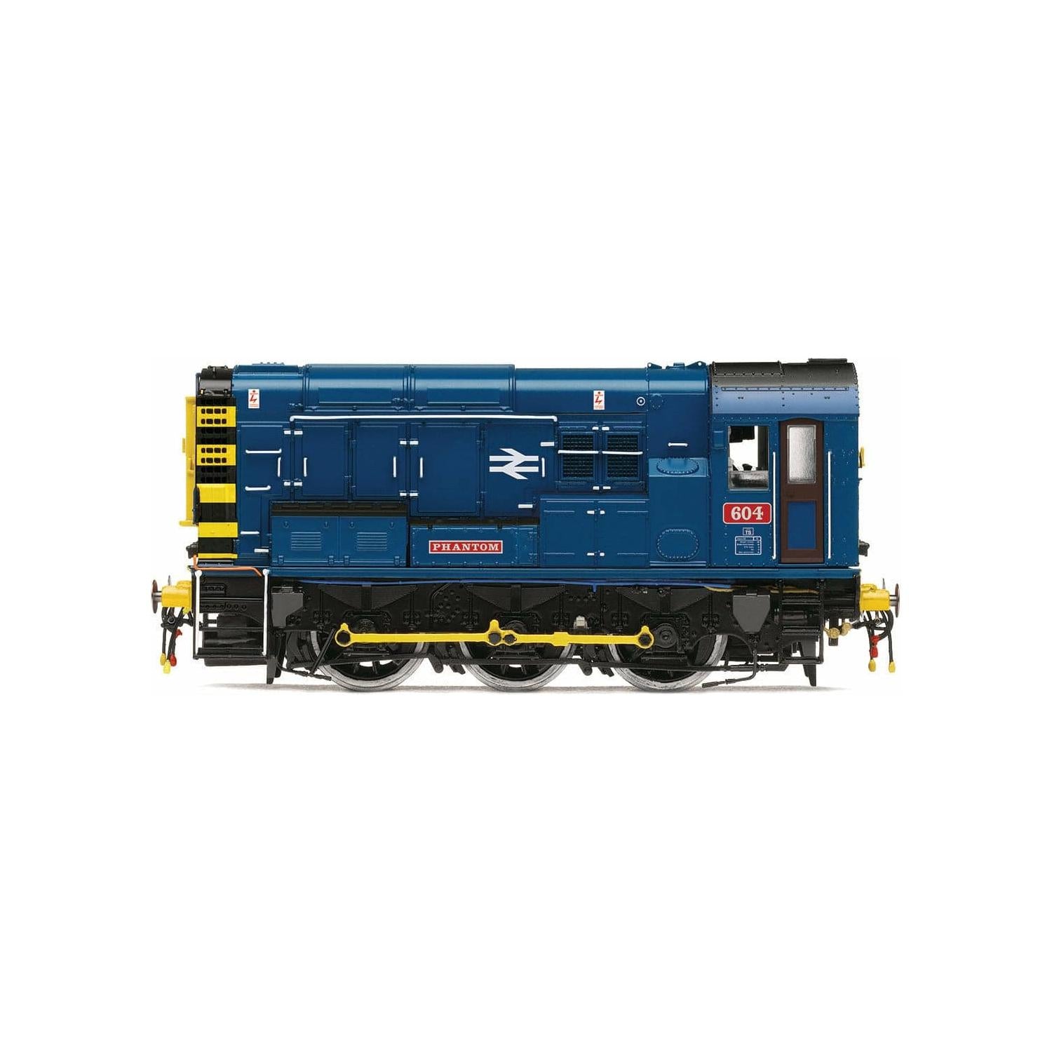 HORNBY OO BR, Class 08, 0-6-0, 604 'Phantom' - Era 10