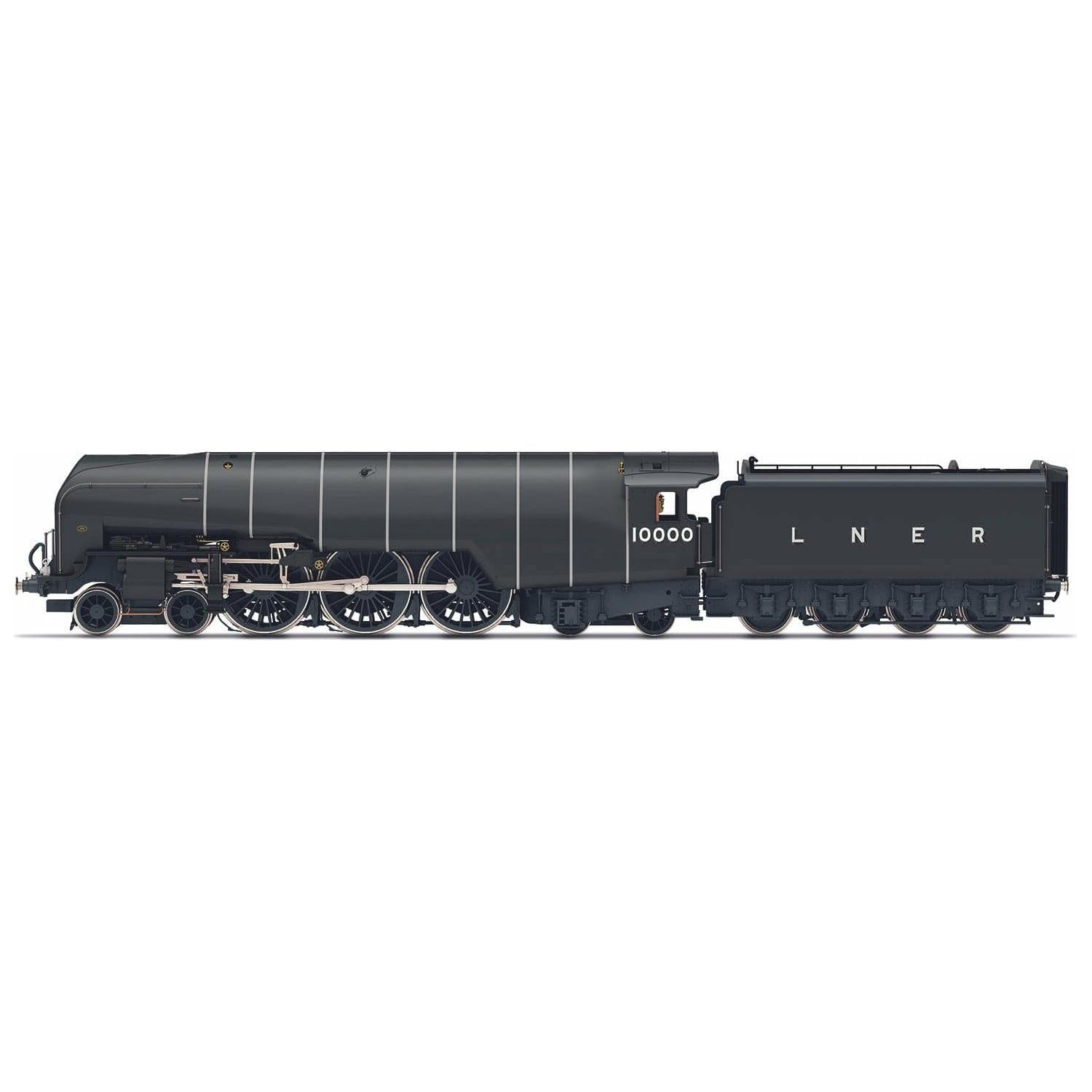 HORNBY OO LNER, W1 Class 'Hush Hush' (Smoke Lifting Cowl), 4-6-4, 10000 - Era 3