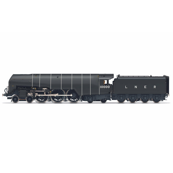 HORNBY OO LNER, W1 Class 'Hush Hush' (Smoke Lifting Cowl), 4-6-4, 10000 - Era 3