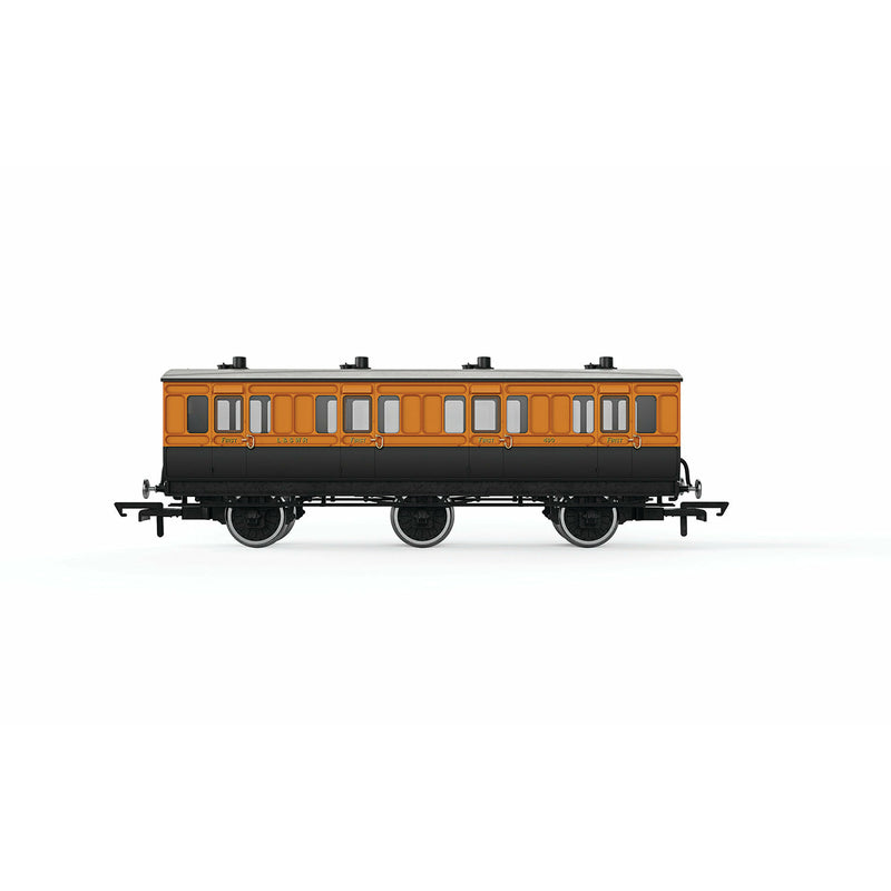 HORNBY OO LSWR, 6 Wheel Coach, 1st Class, 490 - Era 2