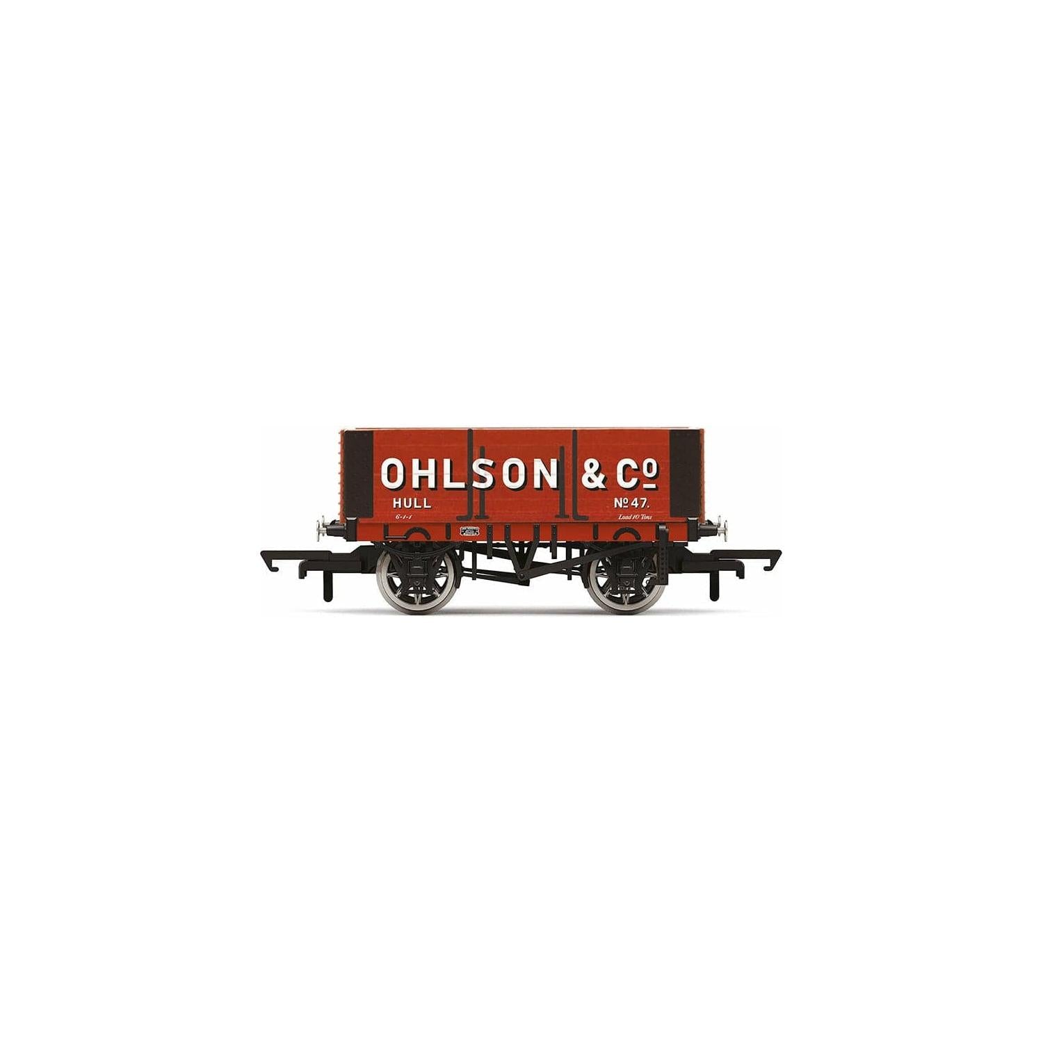 HORNBY OO 6 Plank Wagon, Ohlson + Co - Era 3