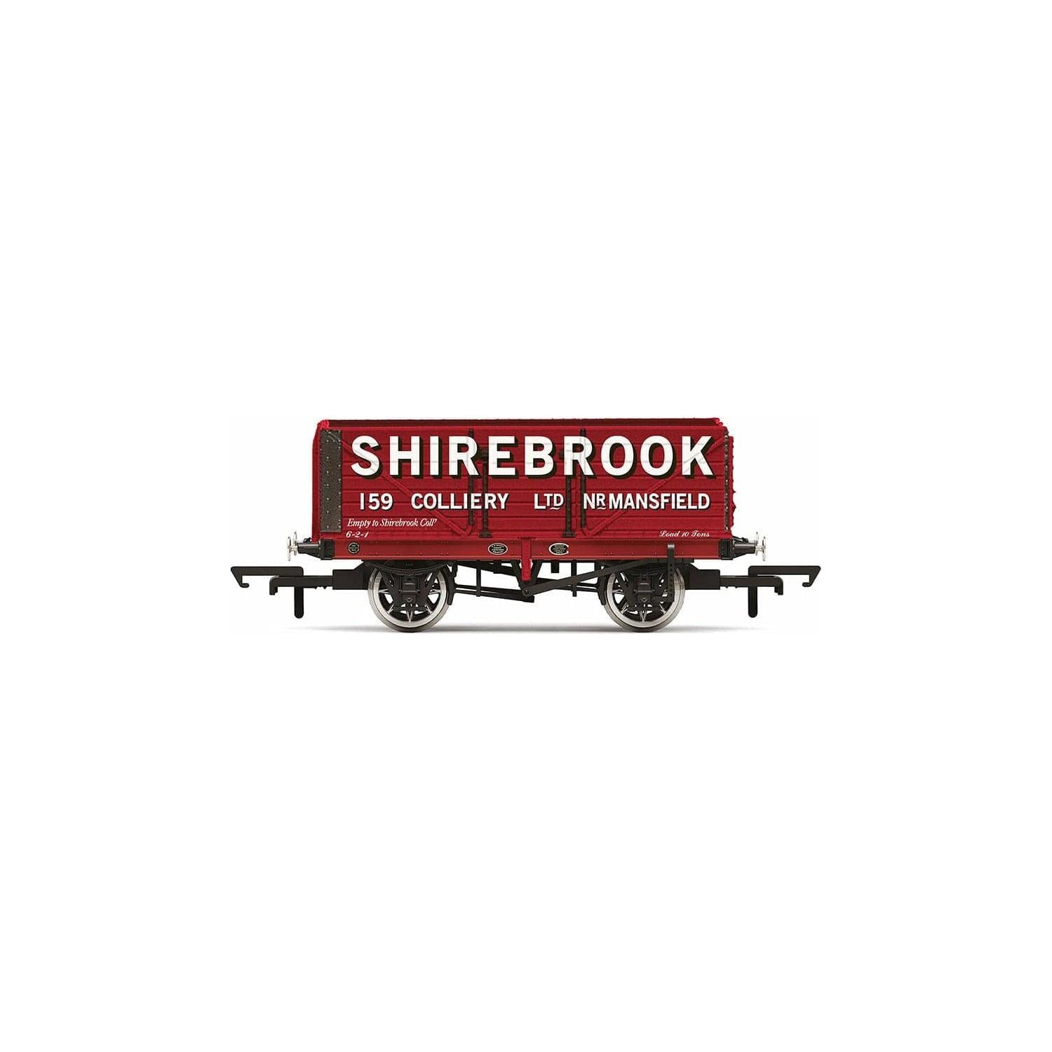 HORNBY OO 7 Plank Wagon, Shirebrook - Era 3