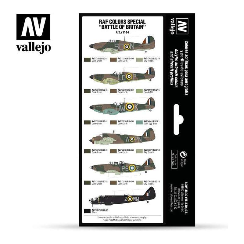 VALLEJO Model Air RAF & FAA Special Battle of Britain WWII