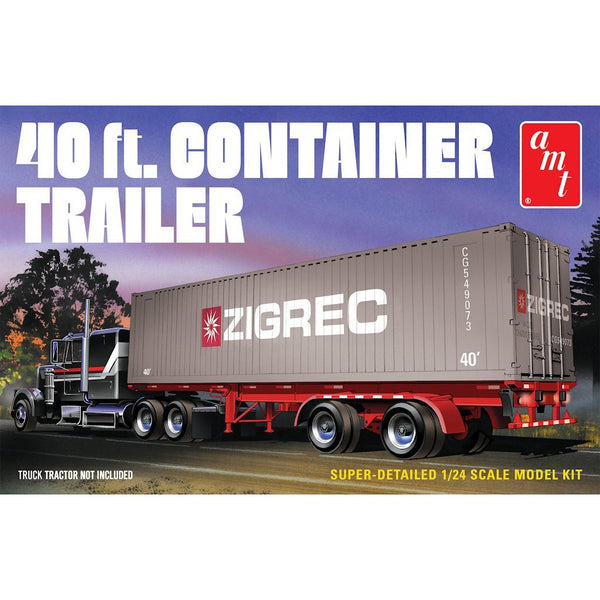 AMT 1/24 40ft Semi Container