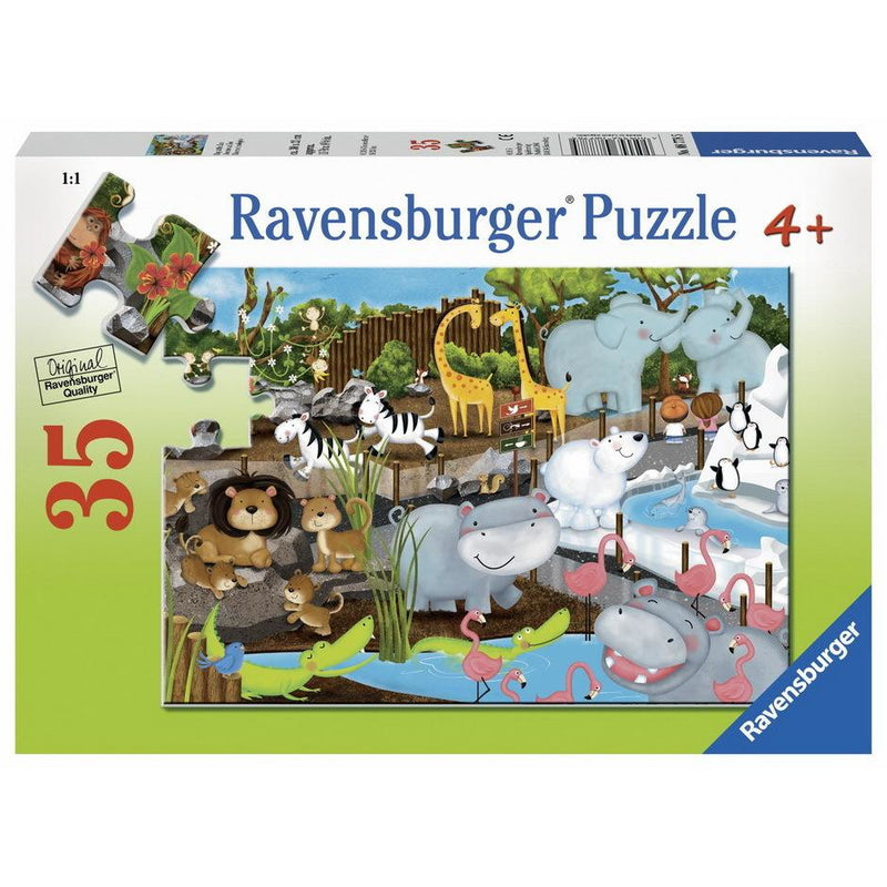 RAVENSBURGER Day at the Zoo Puzzle 35pce