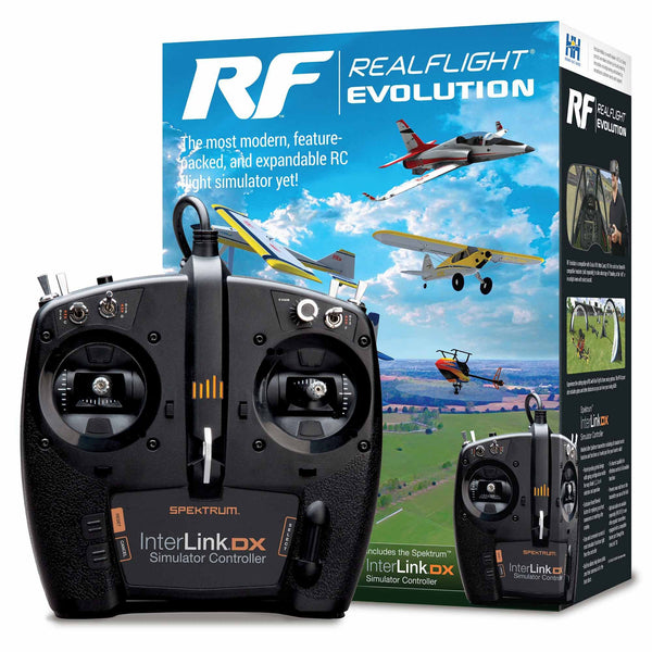REALFLIGHT Evolution Flight Simulator with Mode Changable Interlink Controller