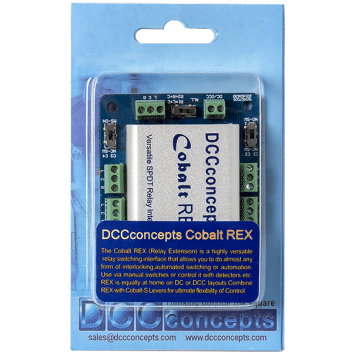 DCC CONCEPTS Cobalt Relay Extension Board