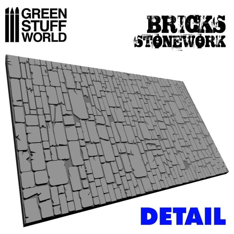 GREEN STUFF WORLD Rolling Pin Bricks