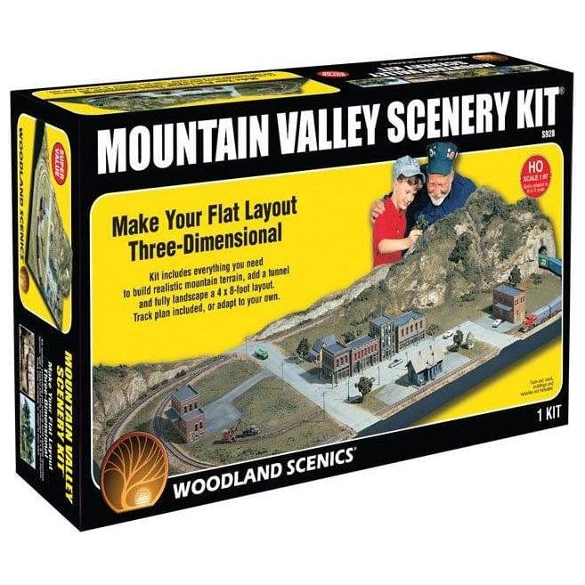 WOODLAND SCENICS Mountain Valley Scenery Kit