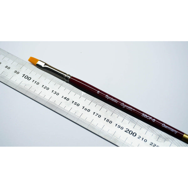 NINESTEPS Classic Synthetic Flat Paint Brush 6