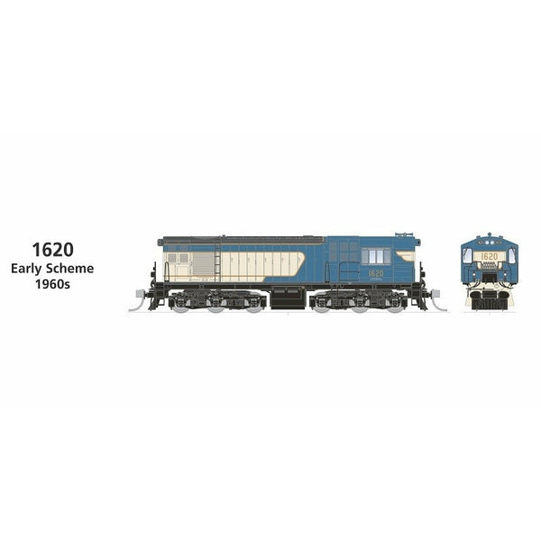 SDS MODELS HOn3.5 QR 1620 Class Locomotive #1620 Early Scheme 1960s