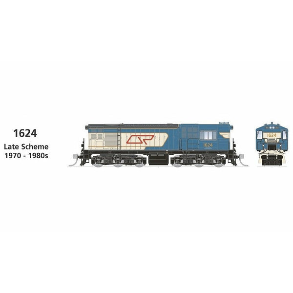 SDS MODELS HO QR 1620 Class Locomotive #1624 Late Scheme 1980s DCC Sound