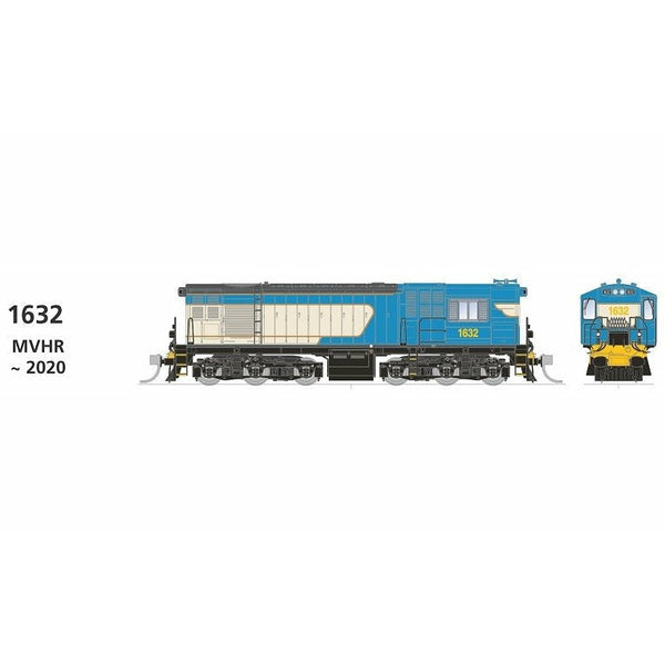 SDS MODELS HO QR 1620 Class Locomotive #1632 MVHR - 2020 (DCC Sound)