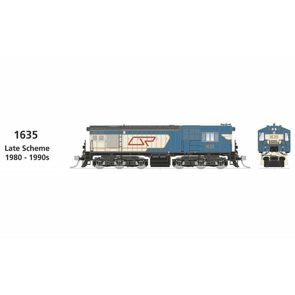 SDS MODELS HO QR 1620 Class Locomotive #1635 Late Scheme 1980 - 1990s DCC Sound