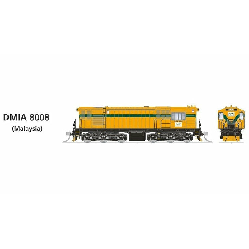 SDS MODELS HOn3.5 QR 1620 Class Locomotive DMIA 8008 (Malaysia)