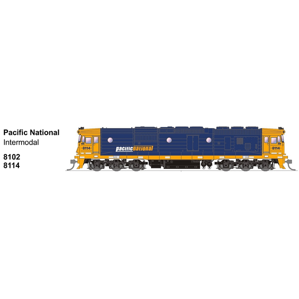 SDS MODELS HO 81 Class Pacific National Intermodal 8102 DCC Sound