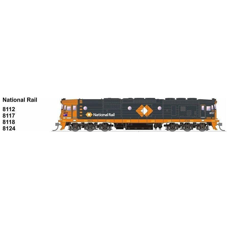 SDS MODELS HO 81 Class National Rail 8118 DC