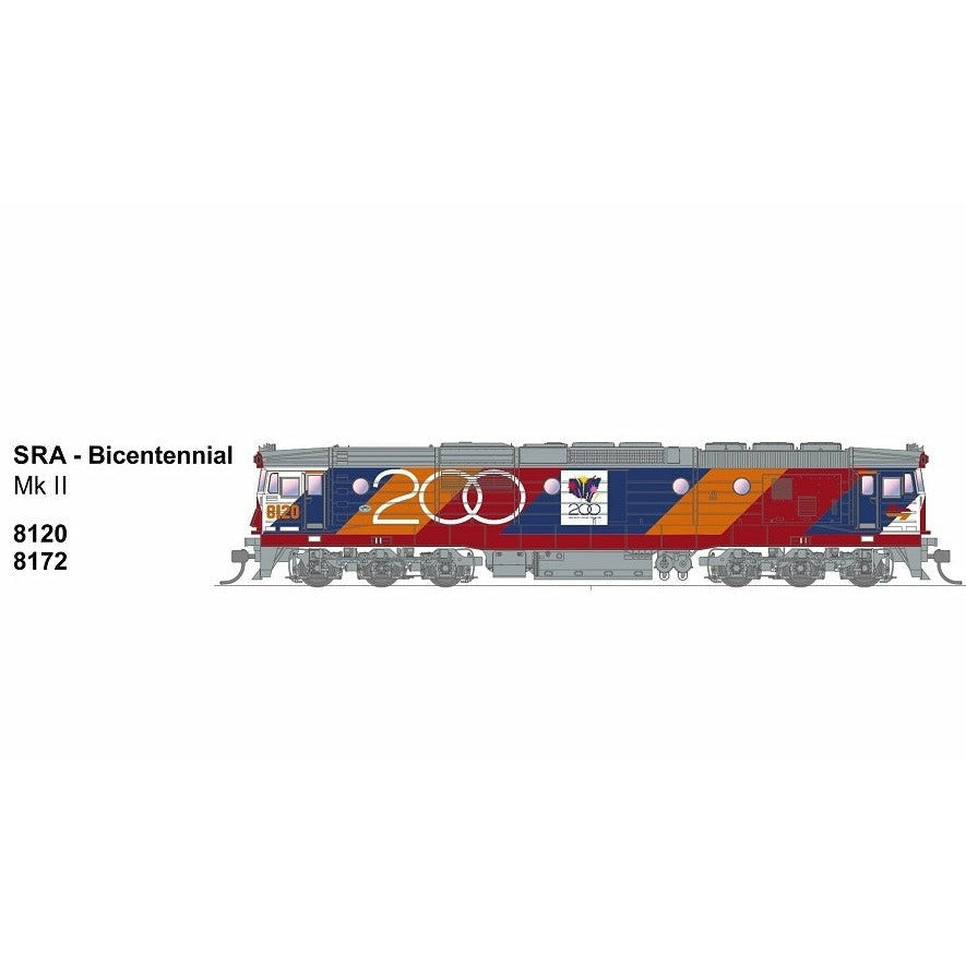 SDS MODELS HO 81 Class SRA Bicentennial Mk II 8120 DC