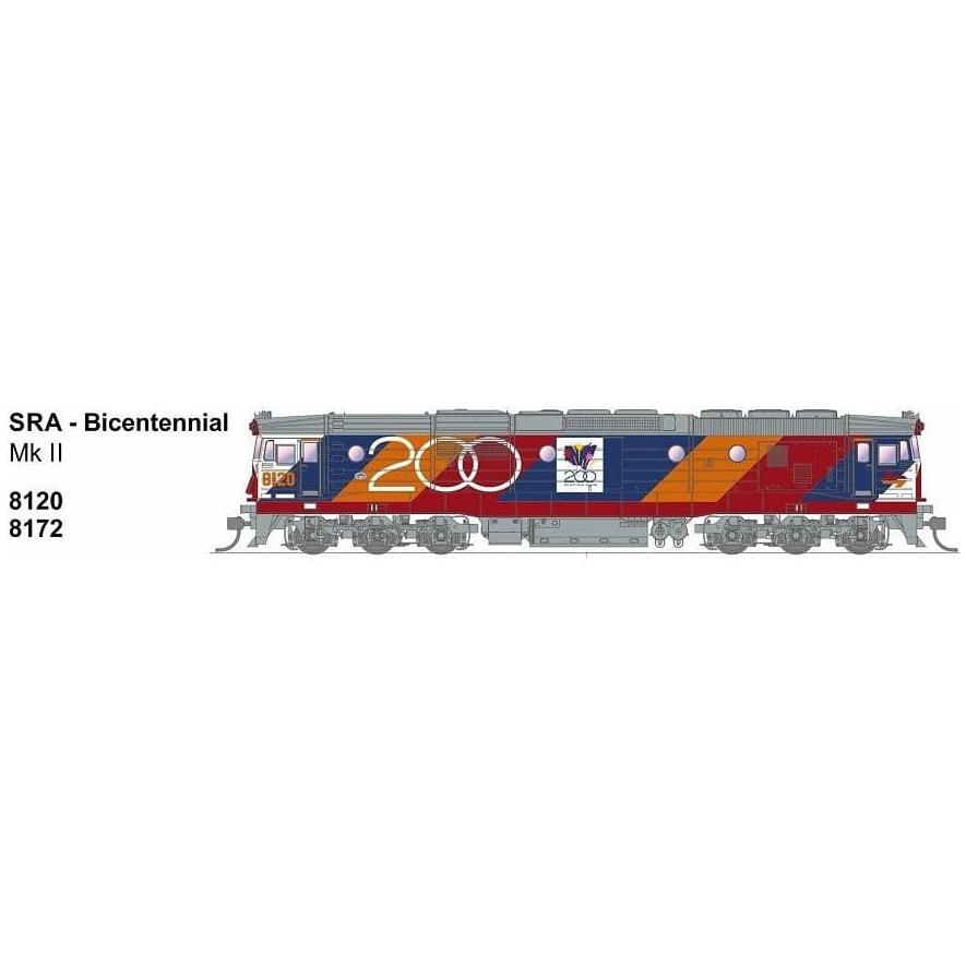 SDS MODELS HO 81 Class SRA Bicentennial Mk II 8120 DC