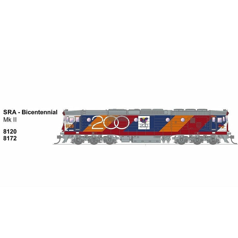 SDS MODELS HO 81 Class SRA Bicentennial Mk II 8120 DCC Sound