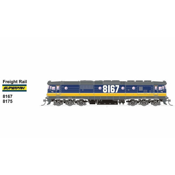 SDS MODELS HO 81 Class Freight Rail Superpak 8167 DCC Sound