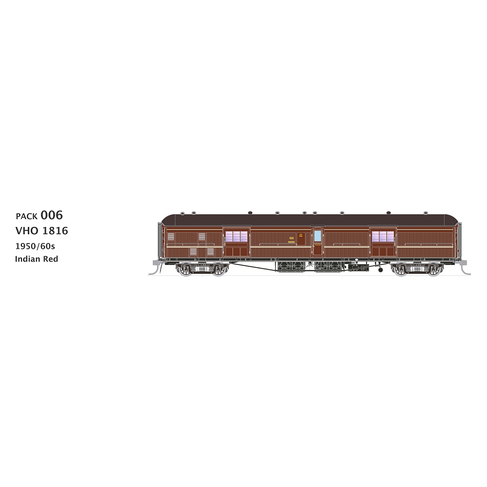 SDS MODELS HO NSWGR VHO 1816 1950/60s Indian Red