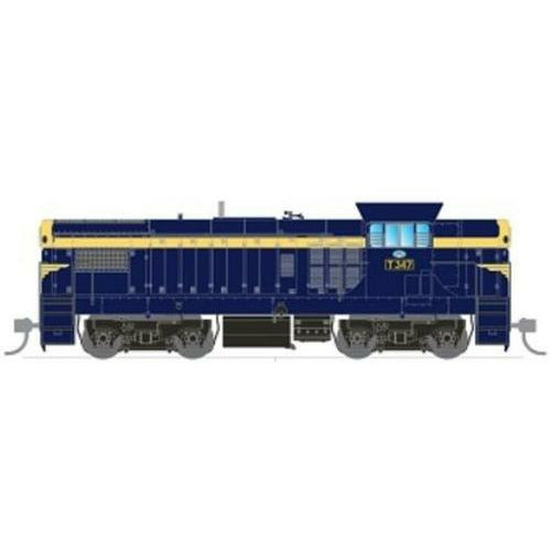 SDS MODELS HO T Class Series 2 High-Nose (T2) T347 VR Blue/Gold DCC Ready