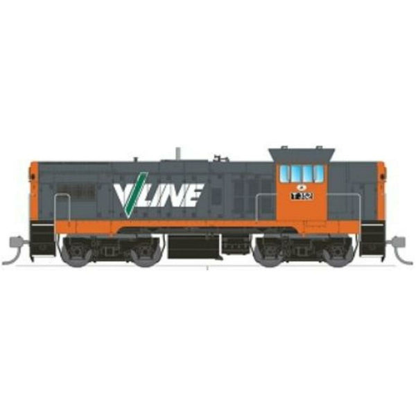 SDS MODELS HO T Class Series 2 High-Nose (T2) T352 V/Line Tangerine/Grey DCC Ready