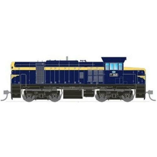 SDS MODELS HO T Class Series 4 Low-Nose (T4) T368 VR Blue/Grey DCC Ready