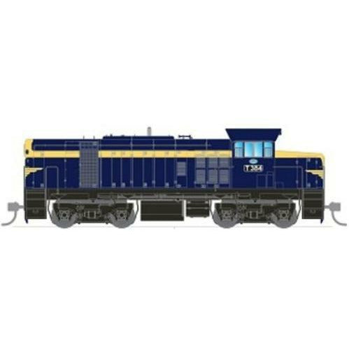 SDS MODELS HO T Class Series 4 Low-Nose (T4) T384 VR Blue/Grey DCC Ready