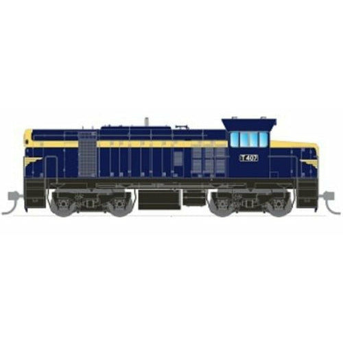 SDS MODELS HO T Class Series 5 Low-Nose (T5) T407 VR Blue/Gold DCC Sound Fitted