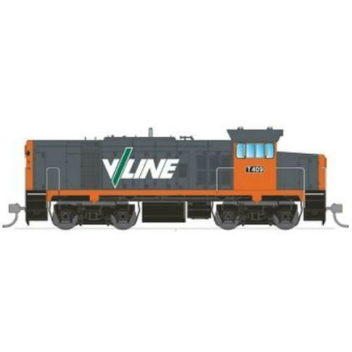SDS MODELS HO T Class Series 5 Low-Nose (T5) T409 V/Line Tangerine/Grey DCC Ready