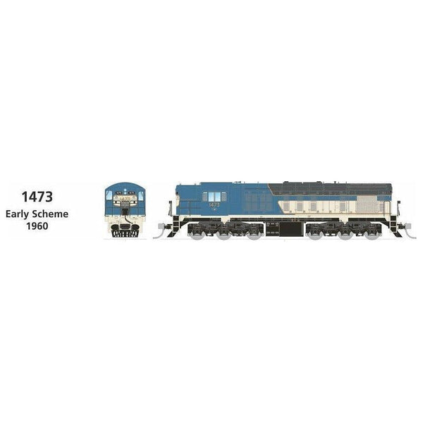 SDS MODELS HO QR 1460 Class Locomotive #1473 Early Scheme 1960 DCC Sound