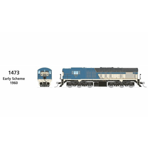 SDS MODELS HO QR 1460 Class Locomotive #1473 Early Scheme 1960 DCC Sound
