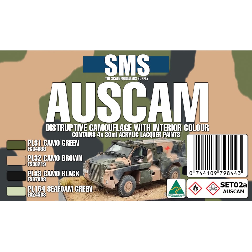 SMS AUSCAM (Disruptive Camo & Interiors) (Update) Colour Se