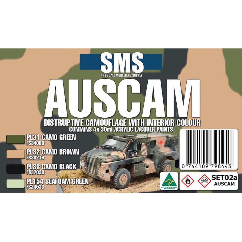 SMS AUSCAM (Disruptive Camo & Interiors) (Update) Colour Se