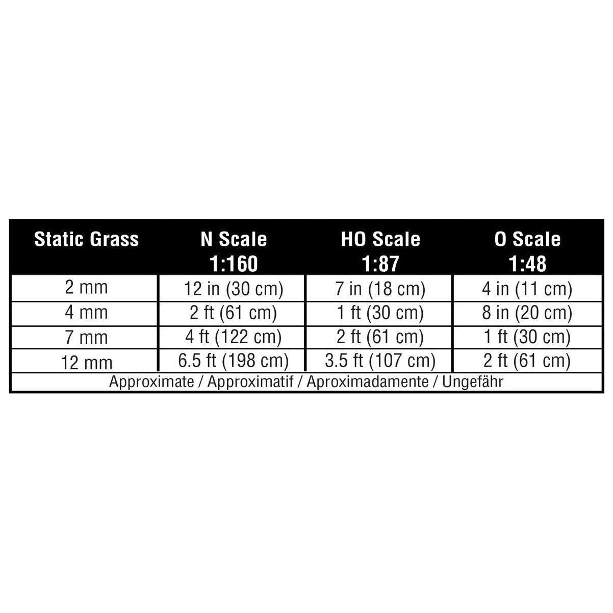 WOODLAND SCENICS Static Grass Straw 12mm