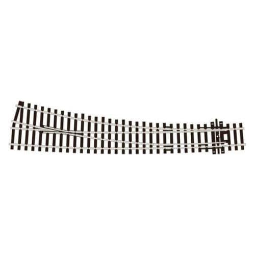PECO OO/HO Streamline Curved Turnout, Large Radius, Right Hand Insulfrog Code 100