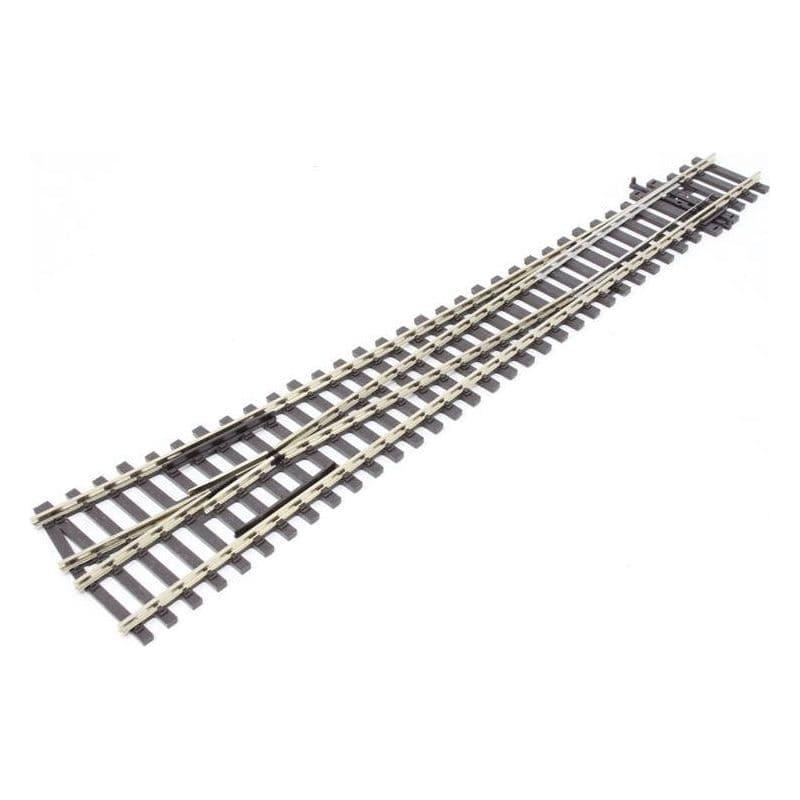 PECO OO/HO Streamline Turnout, Large Radius, Right Hand Insulfrog Code 100