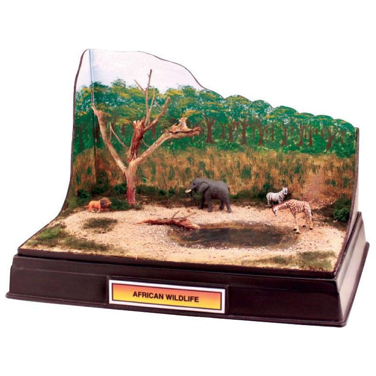 WOODLAND SCENICS African Wildlife Scene Setters