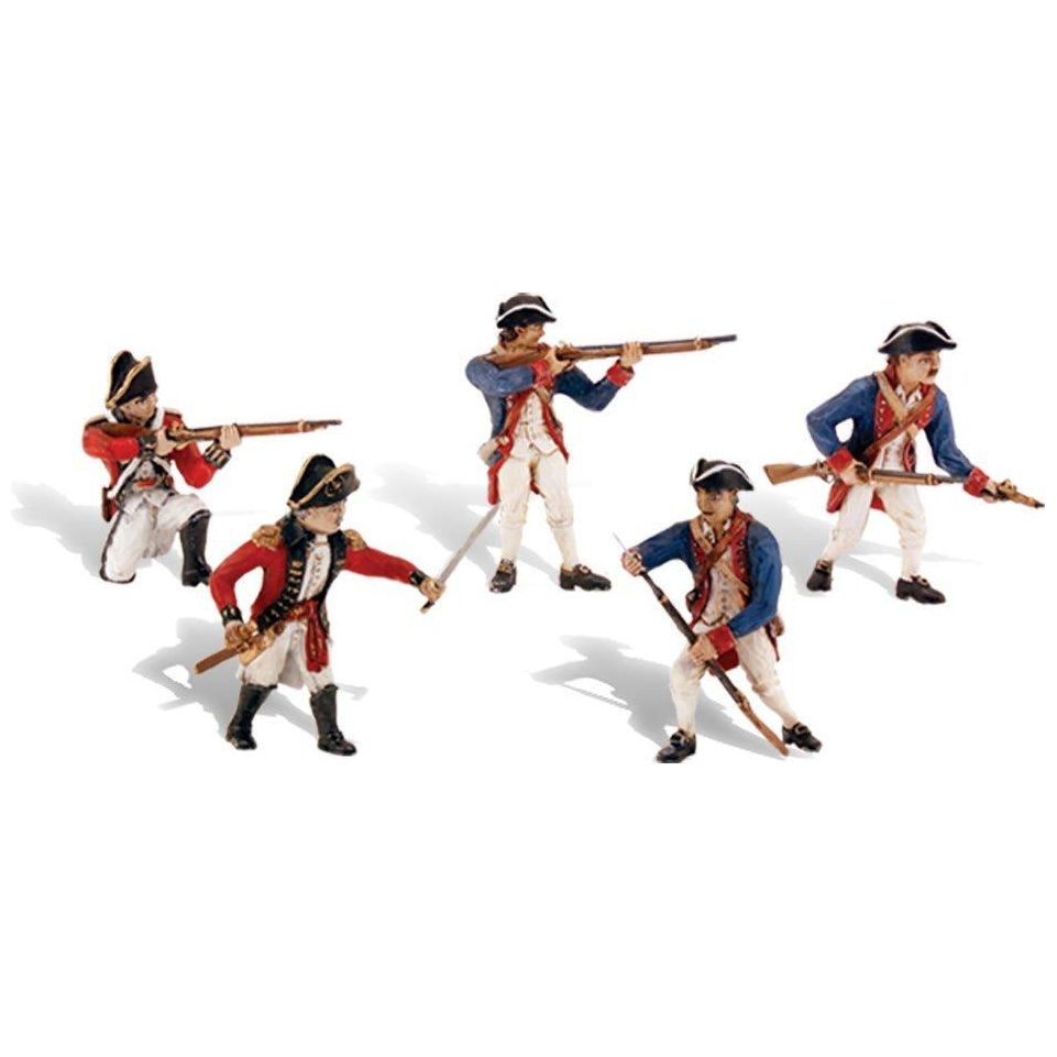 WOODLAND SCENICS Revolutionary War Soldiers Scene Setters