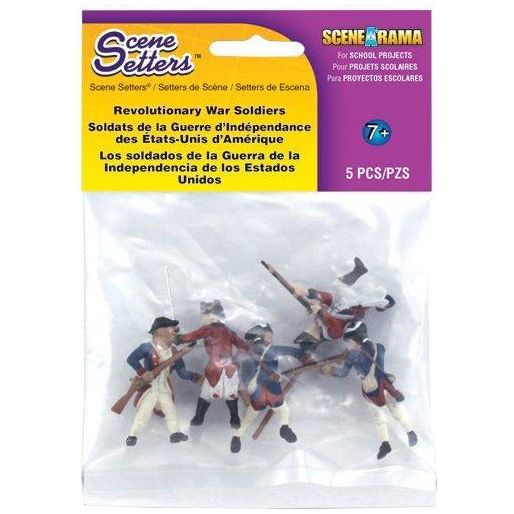 WOODLAND SCENICS Revolutionary War Soldiers Scene Setters