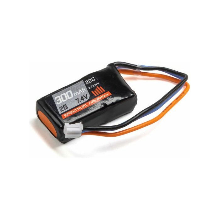 SPEKTRUM 300mAh 2S 7.4V 30C LiPo Battery with PH Connector