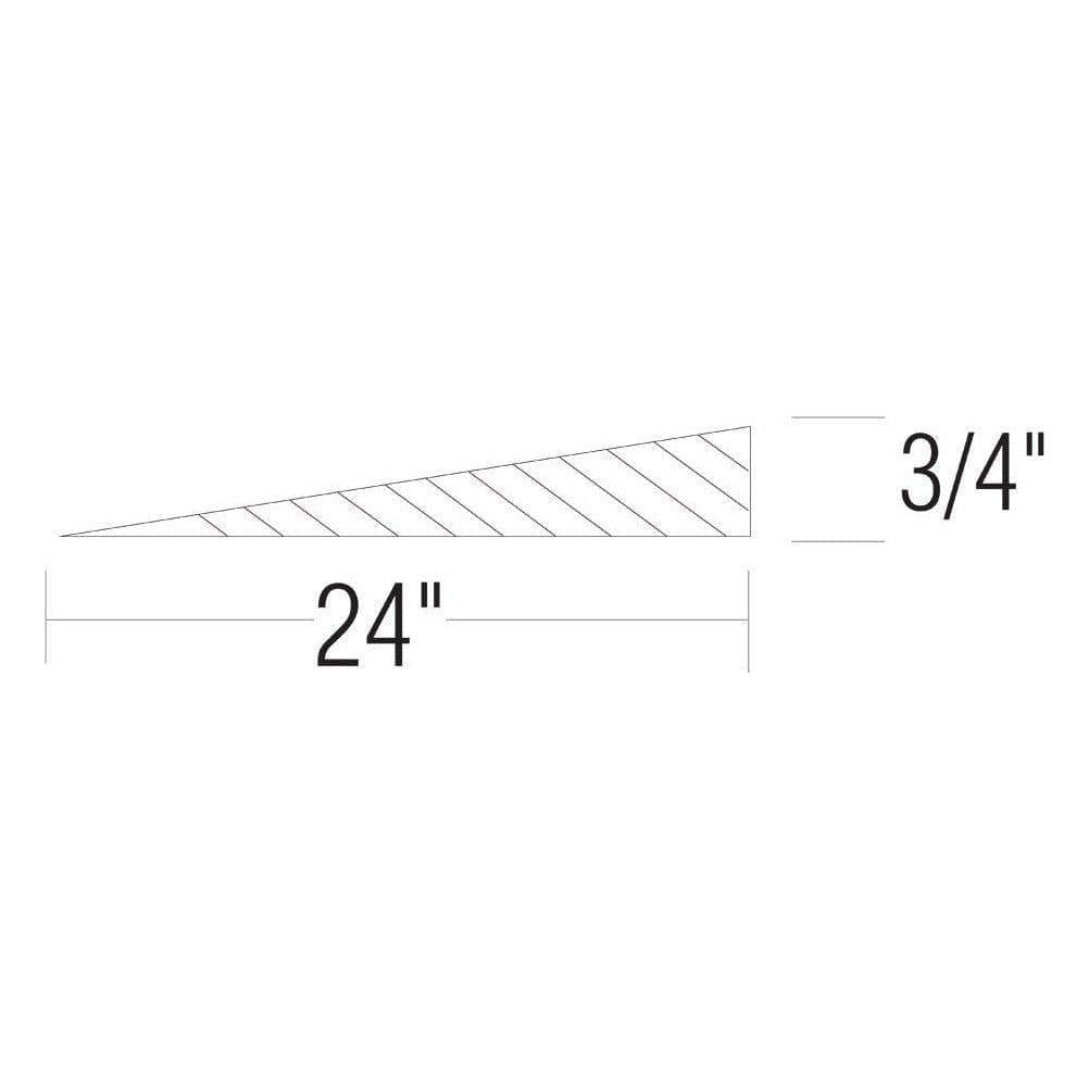 WOODLAND SCENICS 3% Incline Starter-6/Pk 3/4"Ea