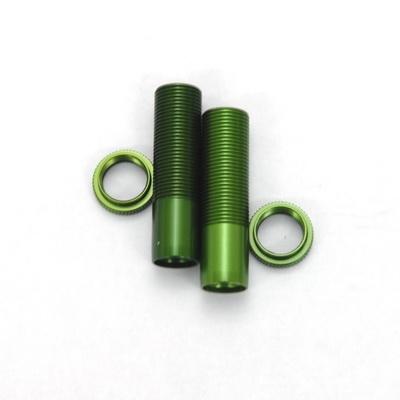 ST RACING CONCEPTS CNC Machined Aluminium Shock Bodies & Spring Collars (Green)